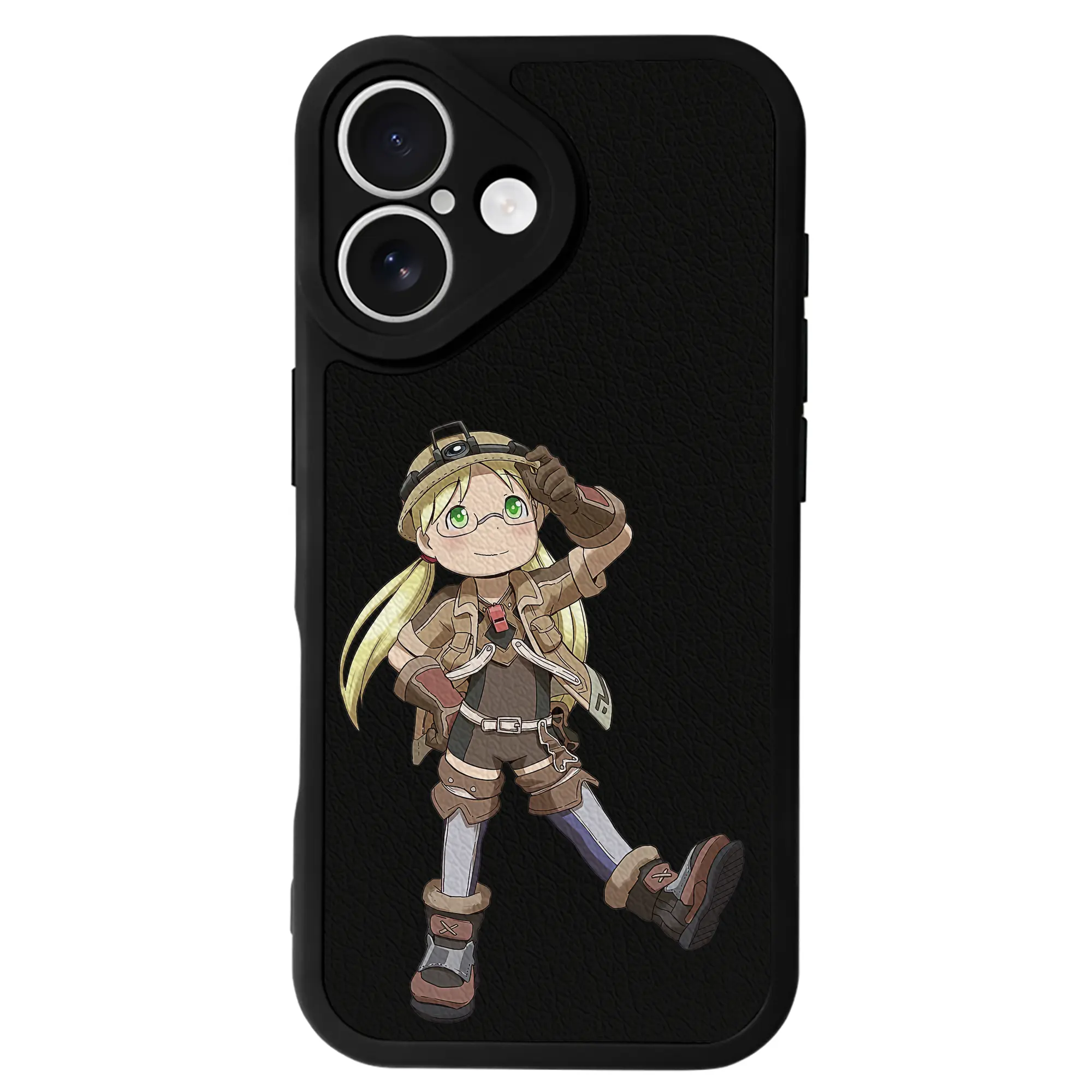 メイドインアビス グッズ,リコ - IPhone 16シリーズ対応 ・ シリコンスマホケース ・ レザー調 ・ 高精度フィット ・ 耐衝撃 ・ ワイヤレス充電対応 ・ 精密カット